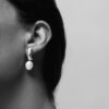 Pearl Straight Earrings - Image 3