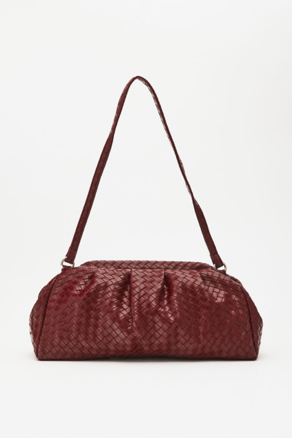 Dimi Textured Bag – Bordeaux - Image 4