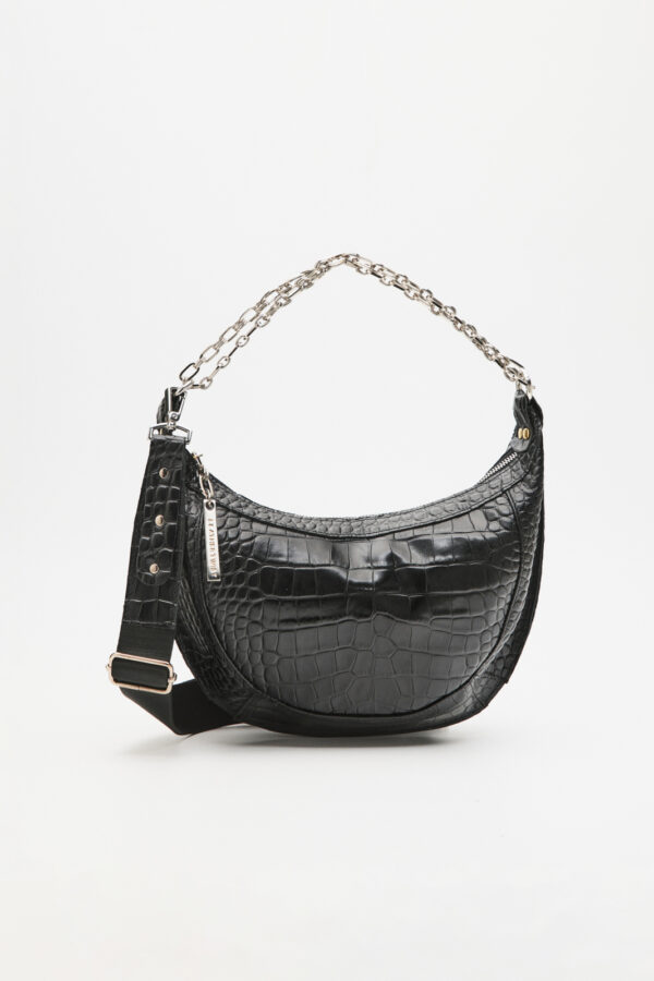 Malevi Croco Bag – Black