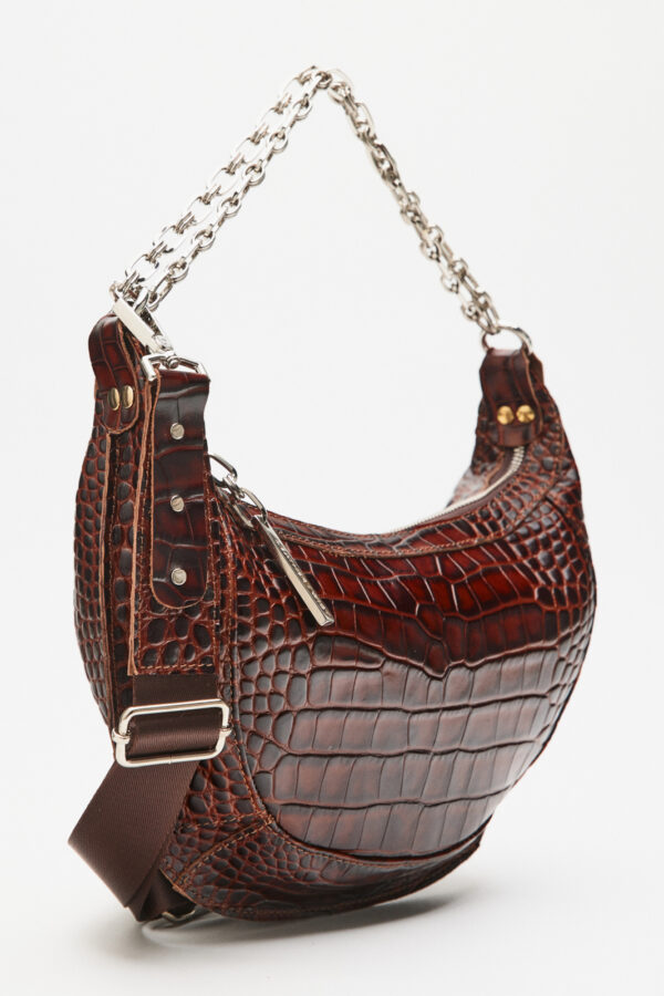 Malevi Croco Bag – Brown - Image 3