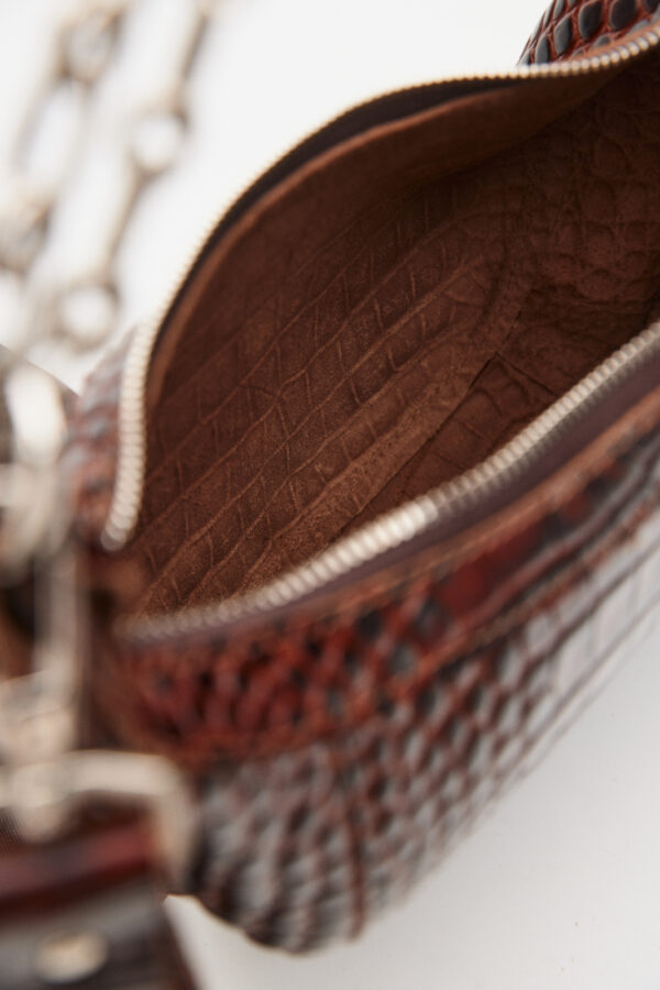 Malevi Croco Bag – Brown - Image 4